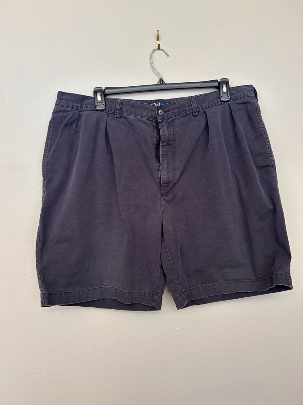 Polo by Ralph Lauren Men's Navy Flat-Front Shorts size 42